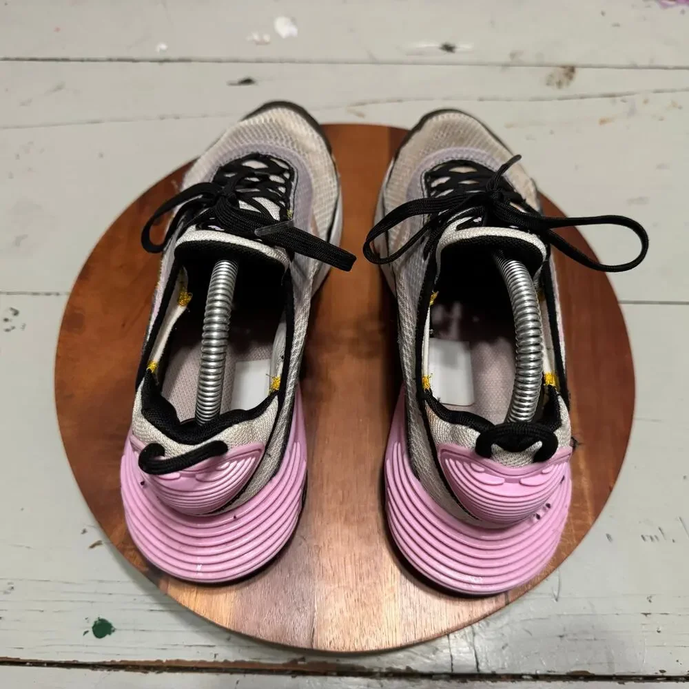 Nike Air Max 2090 Kids Size 5.5 White Pink Sneaker Shoes CJ4066-104